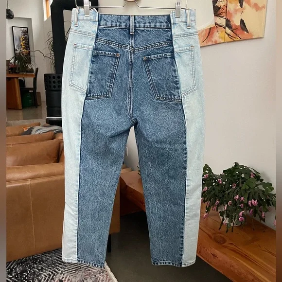 Revice Two-Tone High Rise Denim - Picture 3 of 5